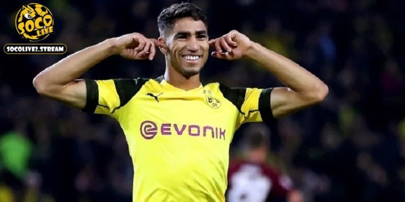 Dortmund chính là nơi nuôi dưỡng tài năng của Hakimi